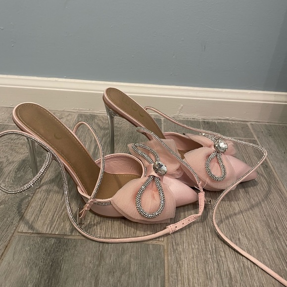 NIB Pink Sparkly heels EGO - Picture 3 of 6